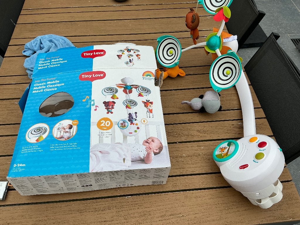 Tiny love muziekmobiel, Ophalen, Zo goed als nieuw, Mobiel, Met geluid