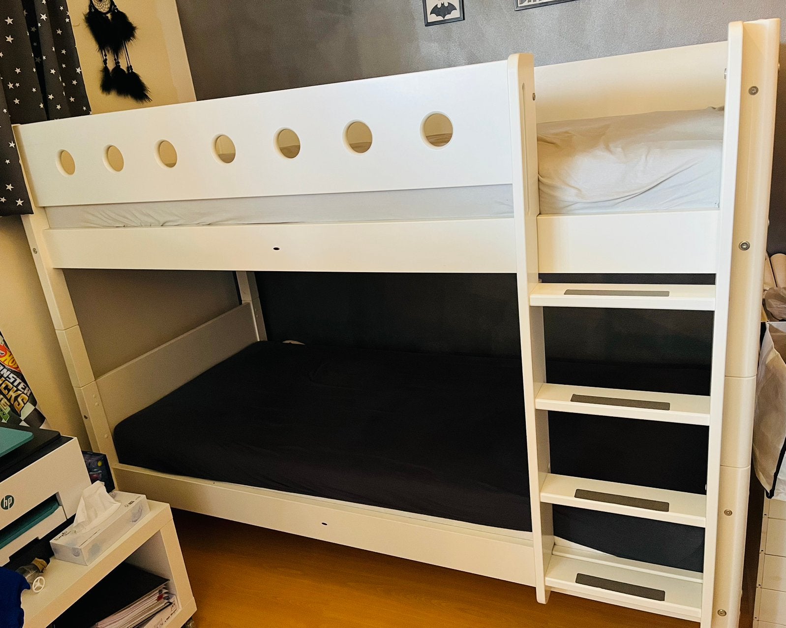 Flexa stapelbed 90x200 + 2 matrassen, Enlèvement, Utilisé