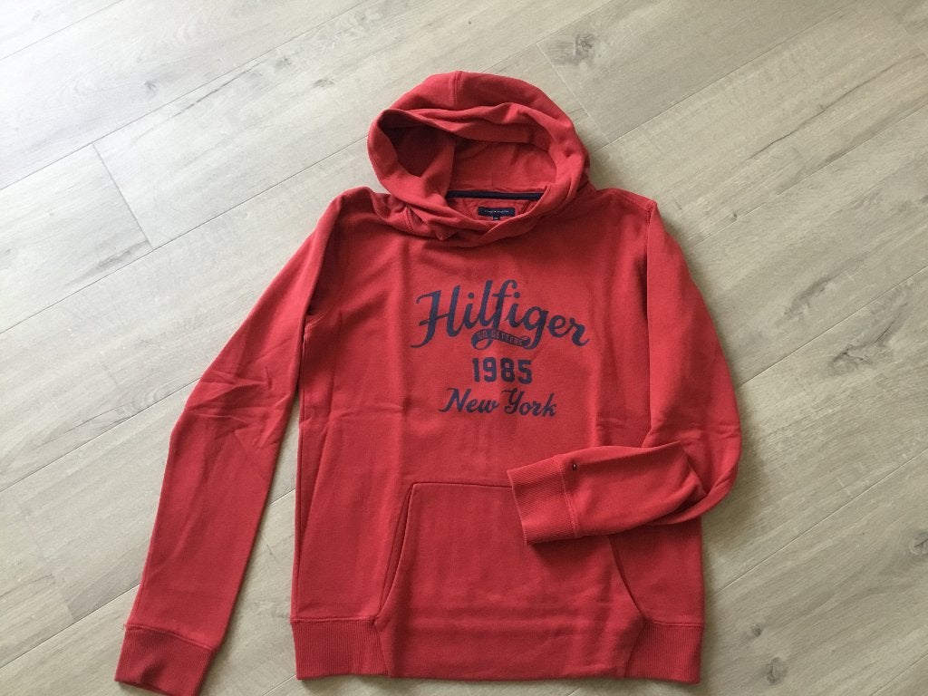 Tommy Hilfiger 176 : mooie hoodie zgan, Kinderen en Baby's, Trui of Vest, Ophalen of Verzenden, Jongen, Tommy Hilfiger