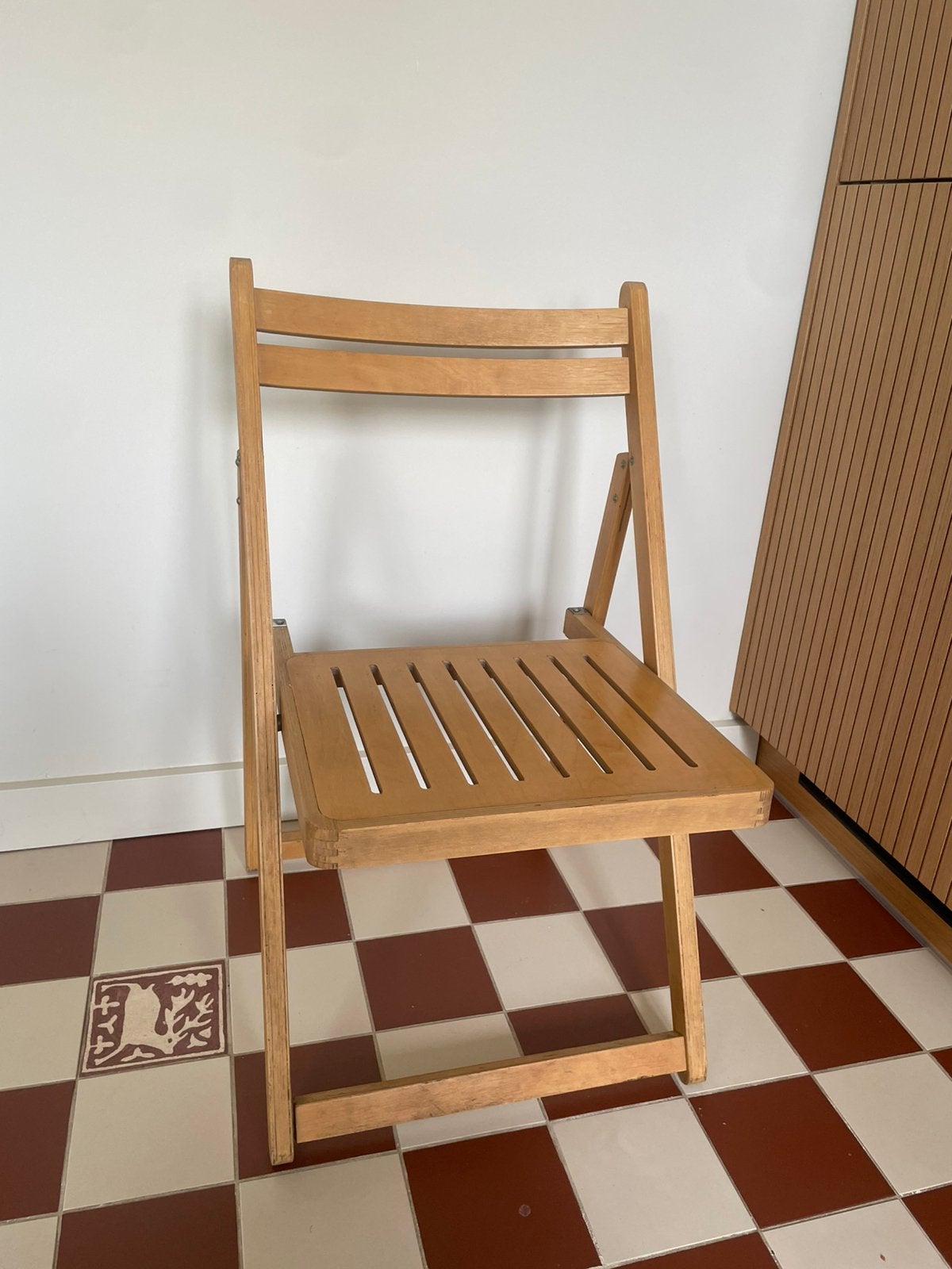Chaise pliante vintage, Antiquités & Art, Enlèvement