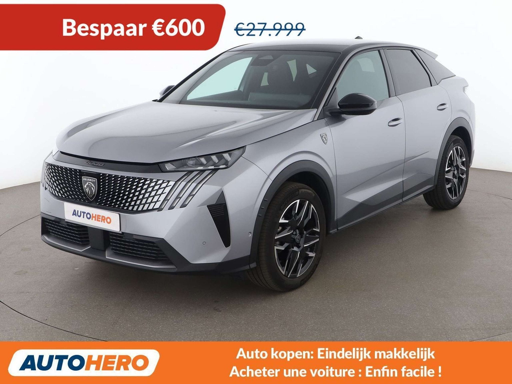 Peugeot 3008 1.2 Mild-Hybrid 136 GT (automatique), 100 kW, Argent ou Gris, Achat, 1553 kg