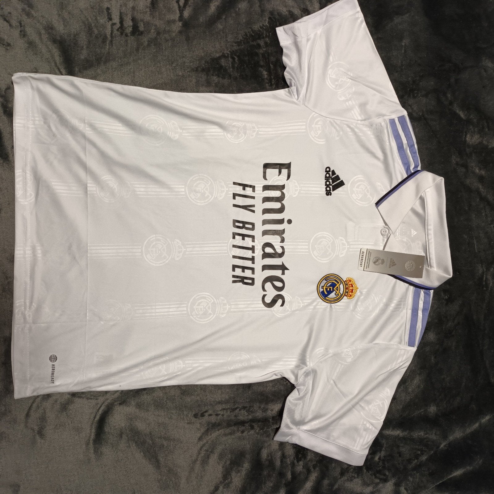 voetbalshirt. Real Madrid negen, Kleding | Heren, T-shirts, Wit, Nieuw, Adidas, Verzenden