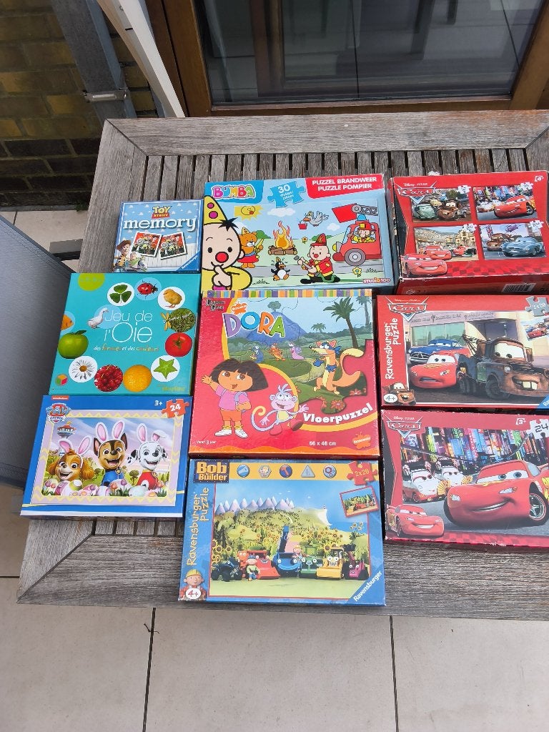 Puzzles en spelletjes voor kleuters, Kinderen en Baby's, Speelgoed | Educatief en Creatief, Ophalen, Gebruikt, Puzzelen