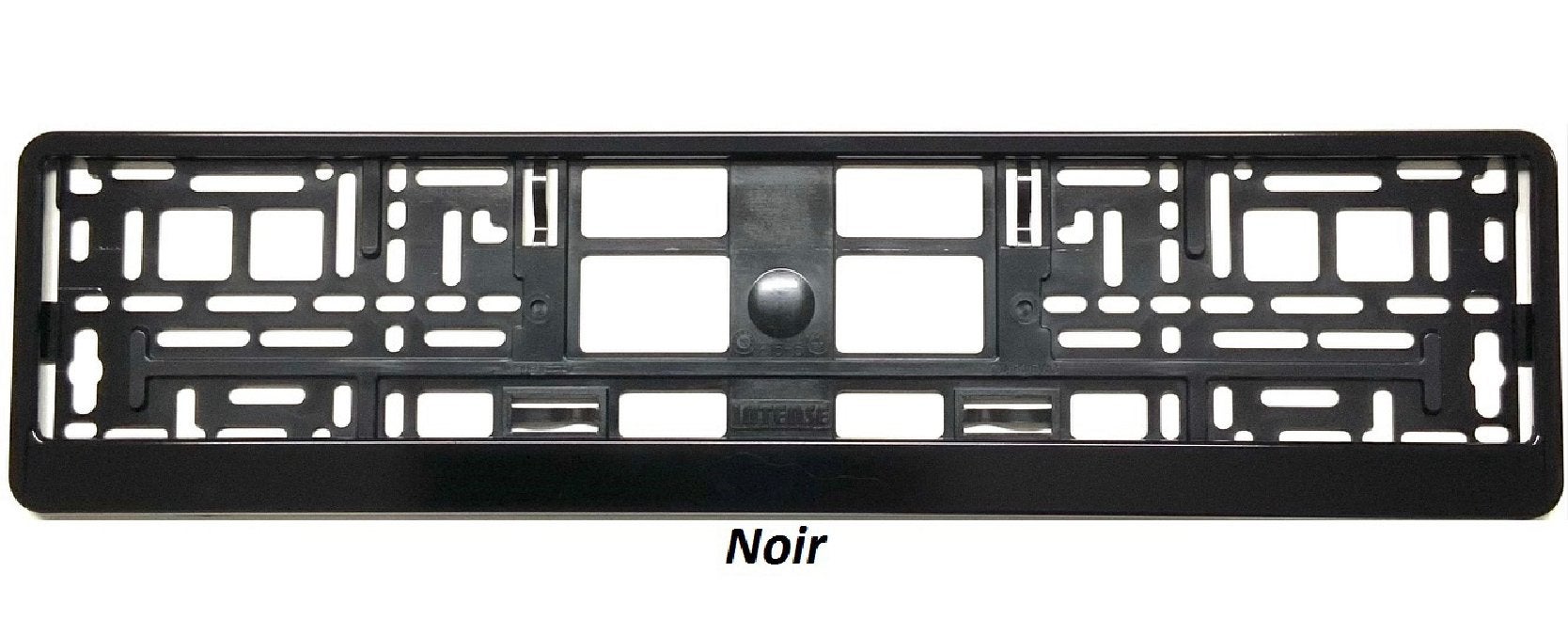 Support-plaque immatriculation noir, Autos : Divers, Supports de plaque d'immatriculation, Neuf, Enlèvement ou Envoi, ., .