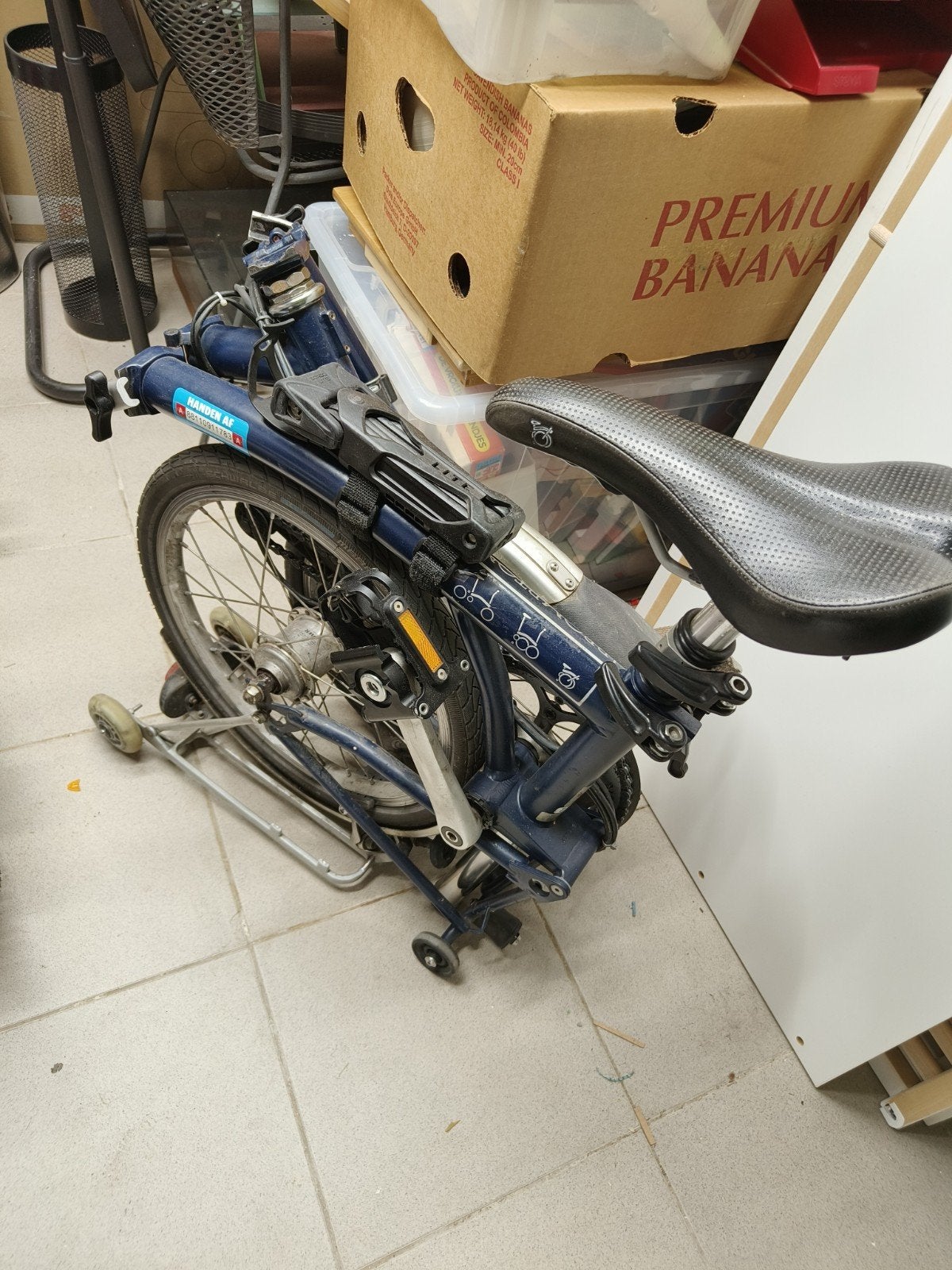 Brompton H6 - 6 versnellingen, Ophalen, Gebruikt, Brompton, Velgrem