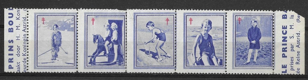 Timbres belges - vignettes Boudewijn, Envoi