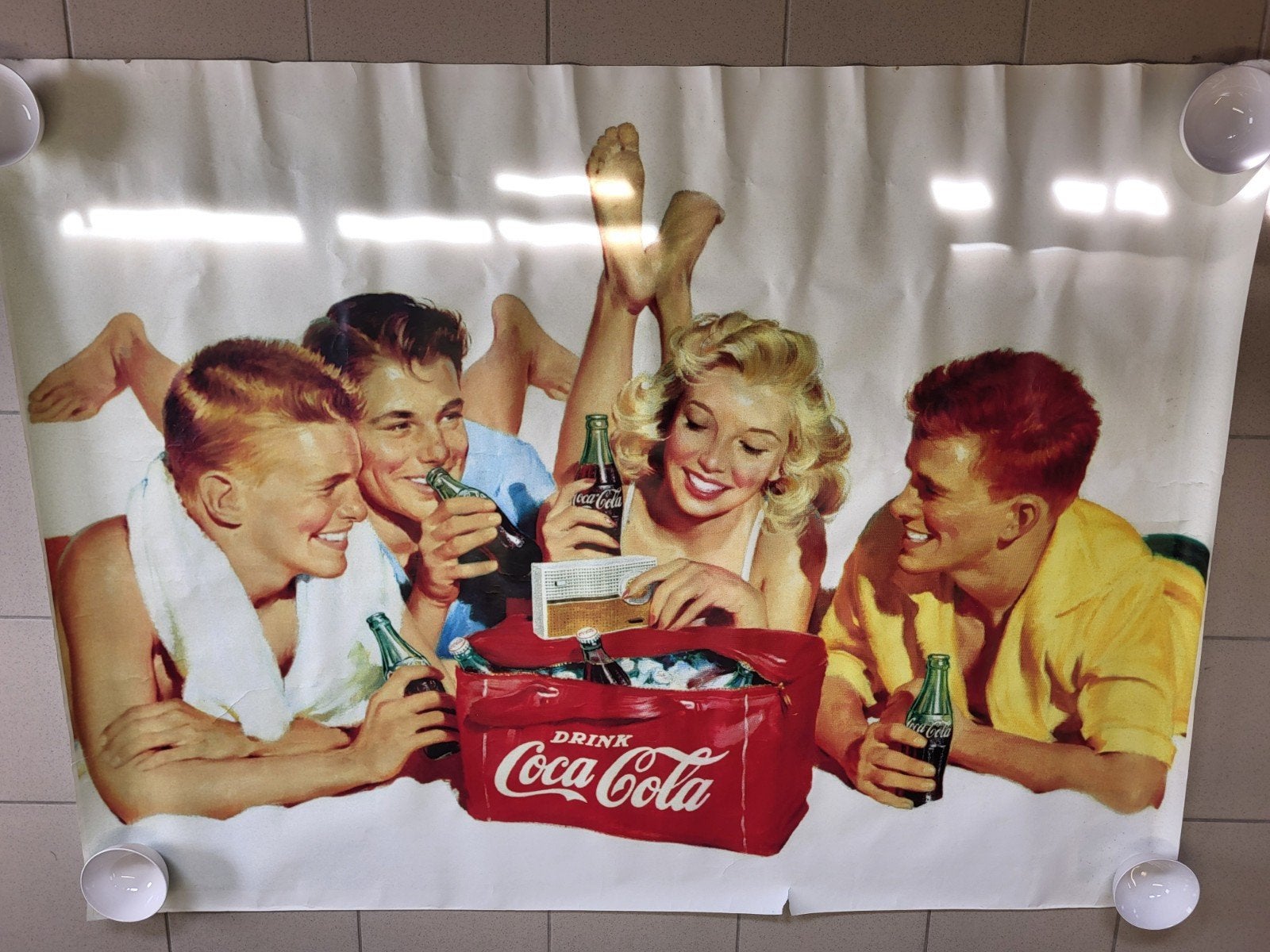 Poster Coca Cola, Ophalen