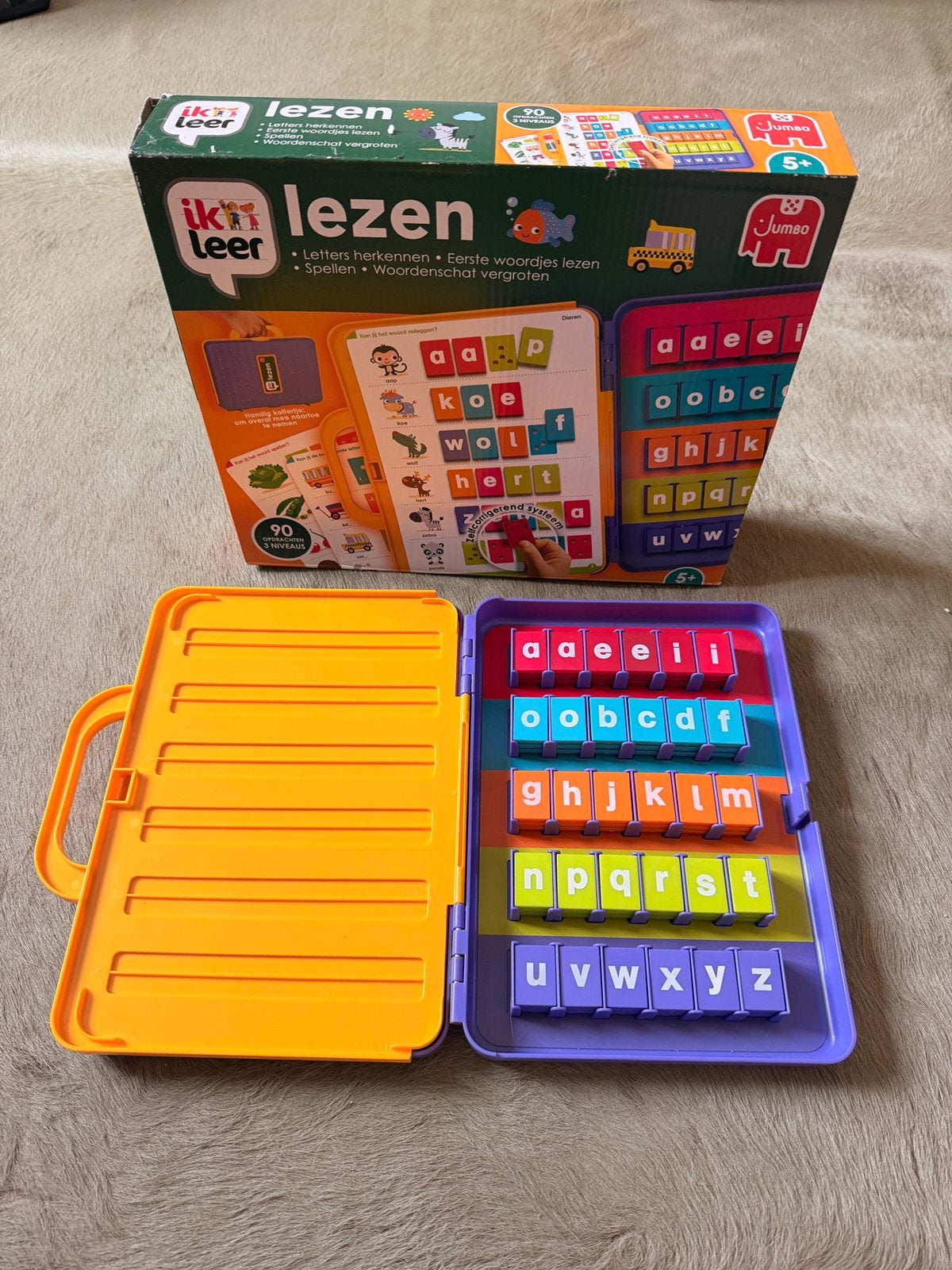 Jumbo Ik Leer Lezen – complete set met 90 opdrachten, Ophalen, Zo goed als nieuw