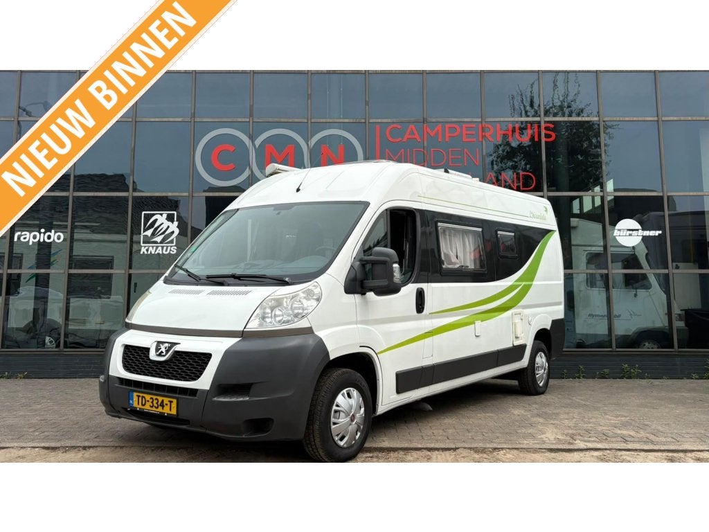 Globecar Globescout 600 130PK,Vastbed,Luifel, Koelkast, Buscamper of Camperbus, 6 tot 7 meter, Bedrijf