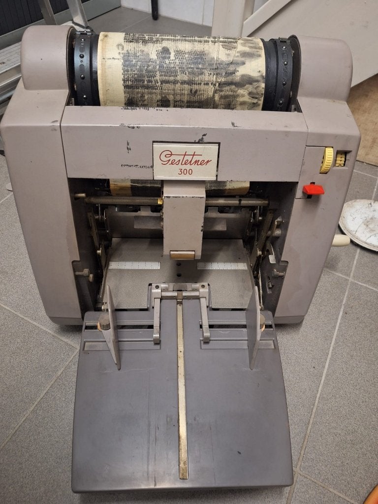 Gestetner 300 stencil machine, Ophalen, Gebruikt, Overige typen