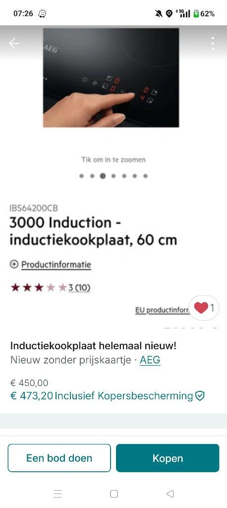 Kookplaat, Ophalen