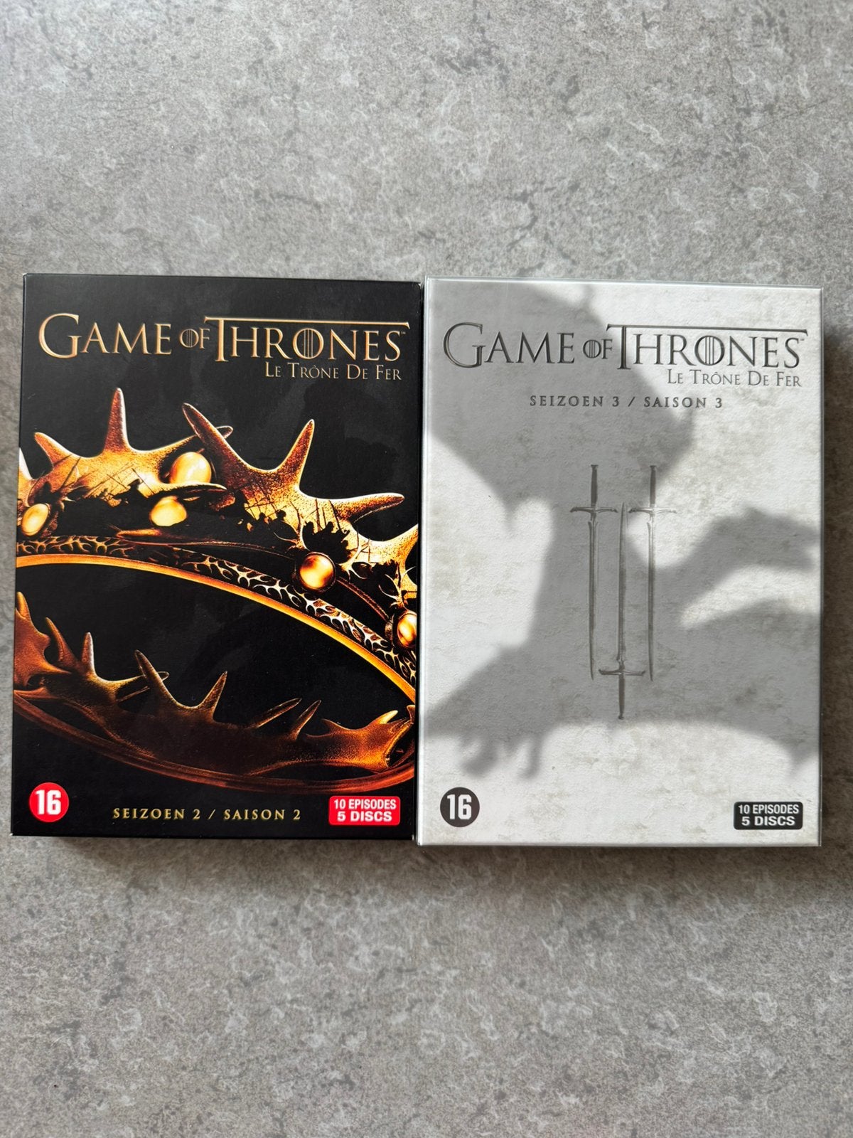 Seizoen 2&3 game of thrones, Cd's en Dvd's, Ophalen of Verzenden, Zo goed als nieuw, Seizoen 2
