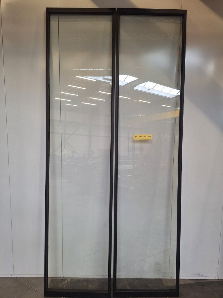 vast raam 2 stuks, Doe-het-zelf en Bouw, Glas en Ramen, Ophalen, Gevelraam of Ruit, Minder dan 80 cm, Nieuw
