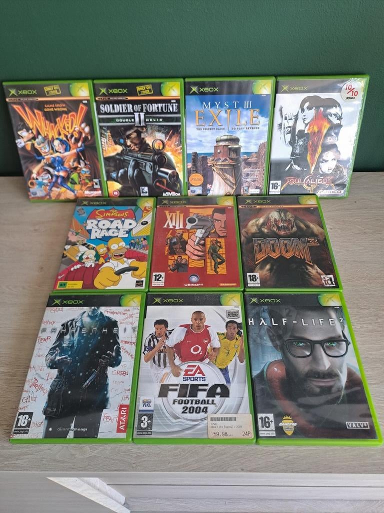 10 XBOX Games in mooie staat, Games en Spelcomputers, Ophalen