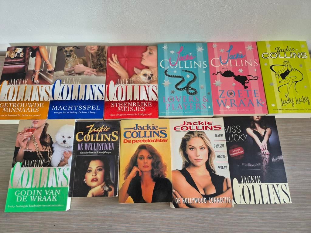 Reeks boeken van Jackie Collins., Ophalen