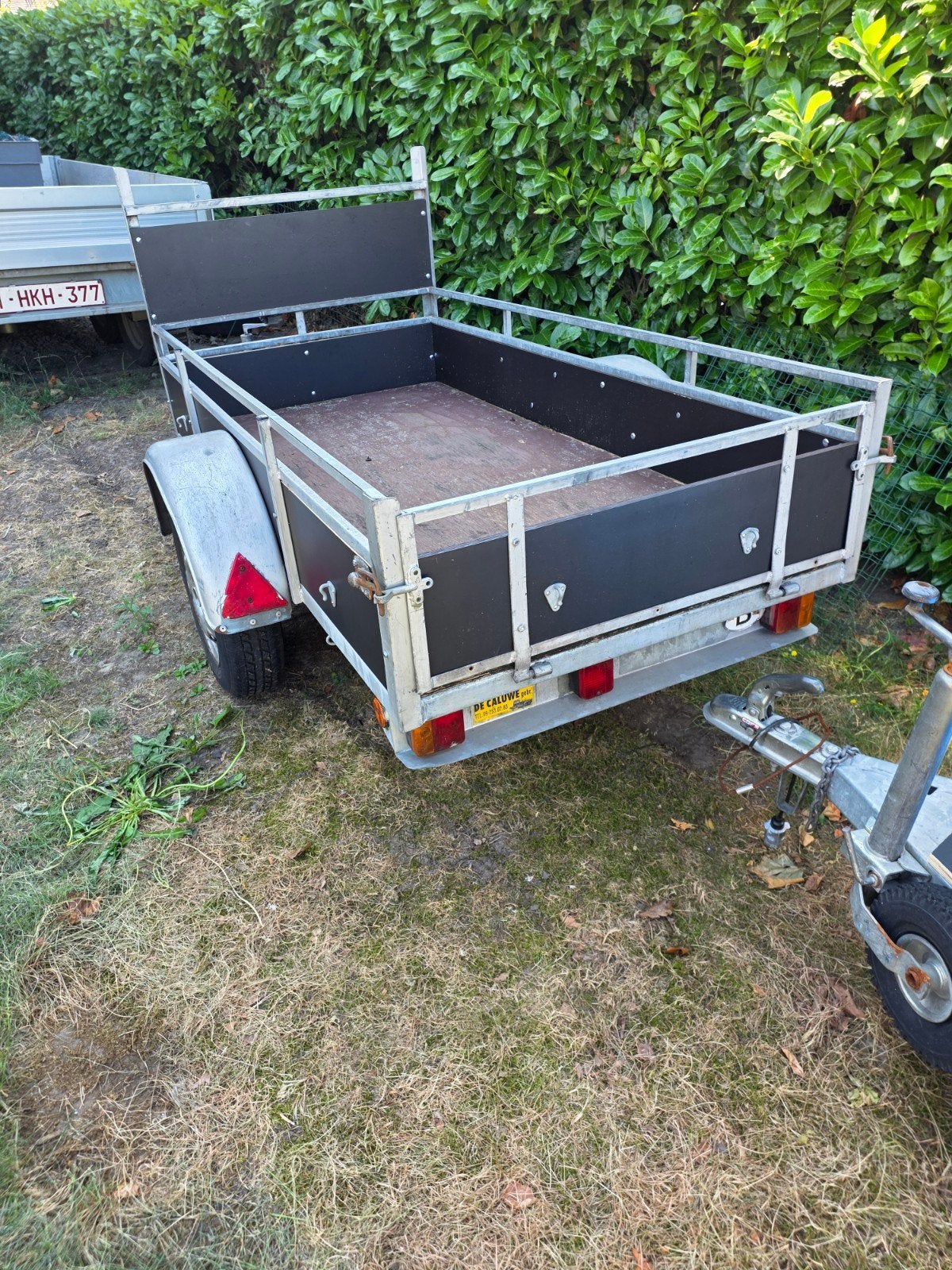 Aanhangwagen 750 kg, Ophalen