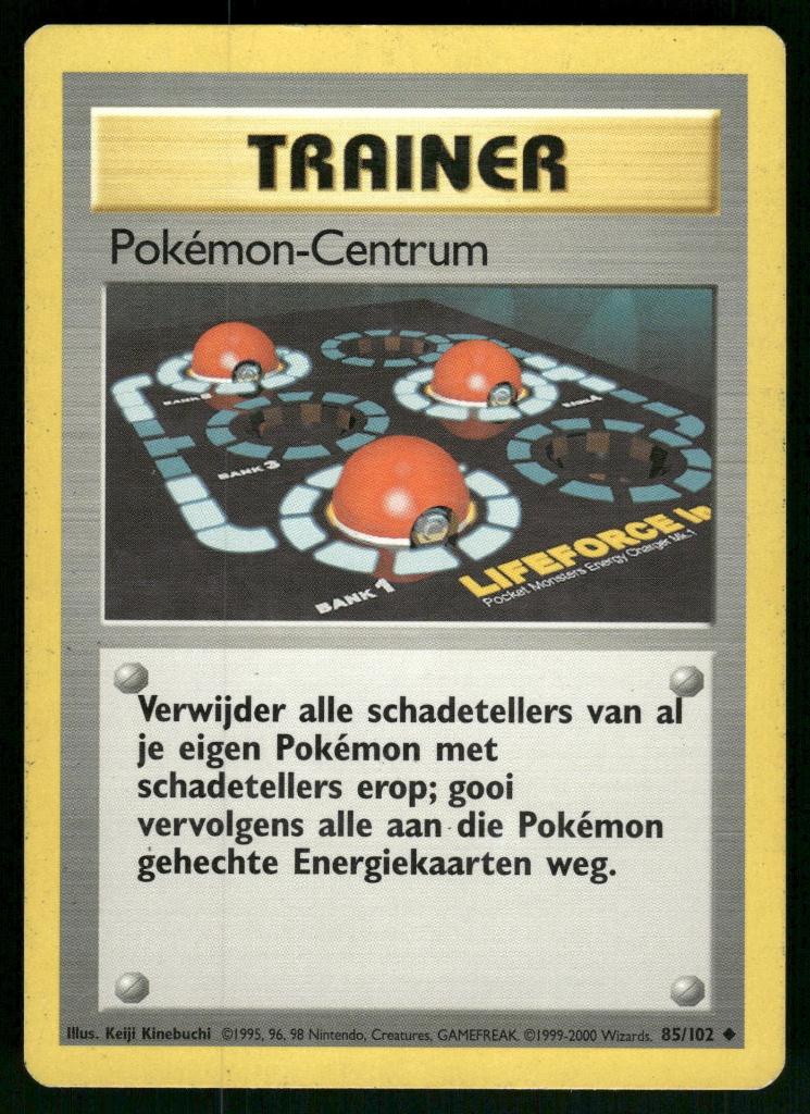 Pokémon Center 85/102 - Base (NL) (NM), Hobby en Vrije tijd, Verzamelkaartspellen | Pokémon, Verzenden, Gebruikt