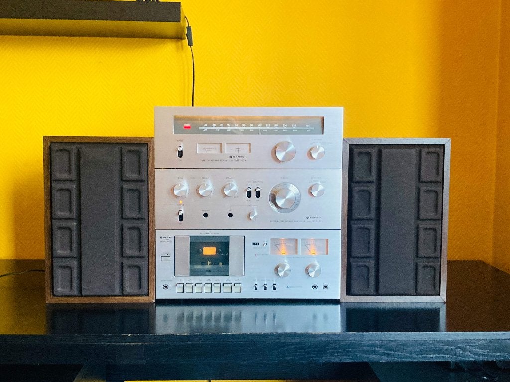 Ensemble hifi vintage Sanyo et Sonic Art, Enlèvement