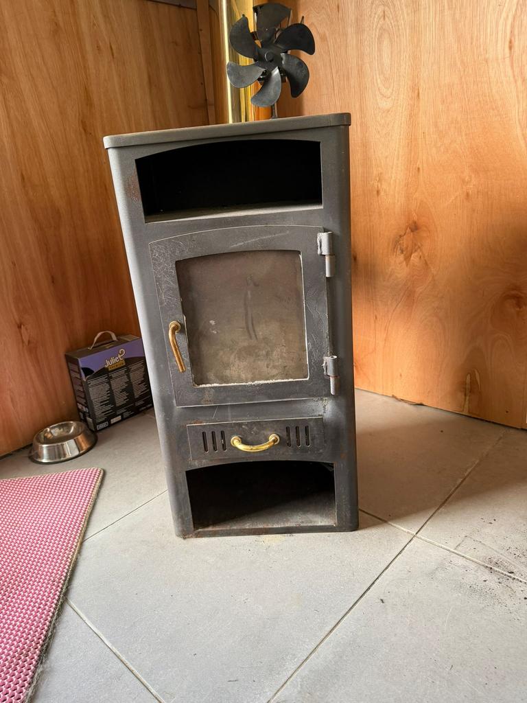 Houtkachel te koop, Maison & Meubles, Poêles, Comme neuf, Poêle à bois, Enlèvement