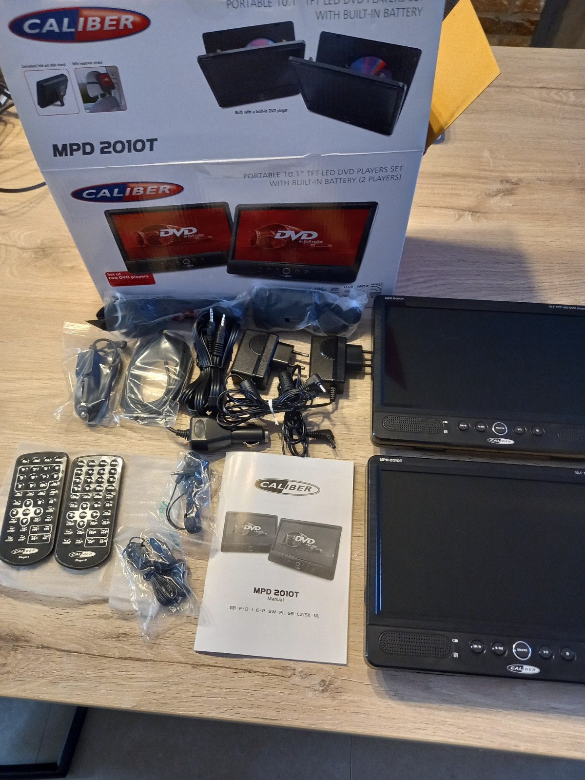 Caliber dubbele DVD speler zo goed als nieuw, Audio, Tv en Foto, Ophalen