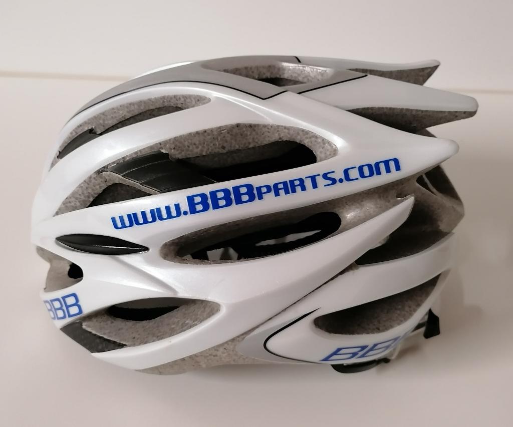 Witte fietshelm, S (52-55 cm), Fietsen en Brommers, Fietsaccessoires | Fietshelmen, Ophalen of Verzenden, Zo goed als nieuw, S