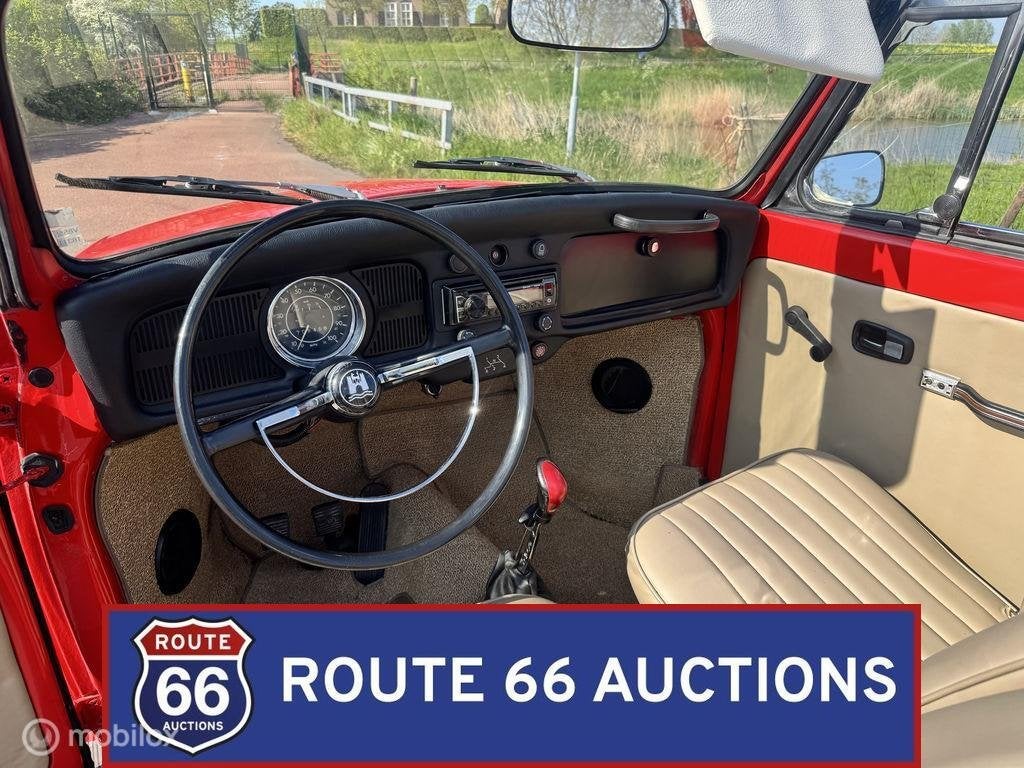 Volkswagen Beetle Cabriolet | 1970 | Route 66 Auctions, Autos, Achat, Entreprise, Autre carrosserie, Essence