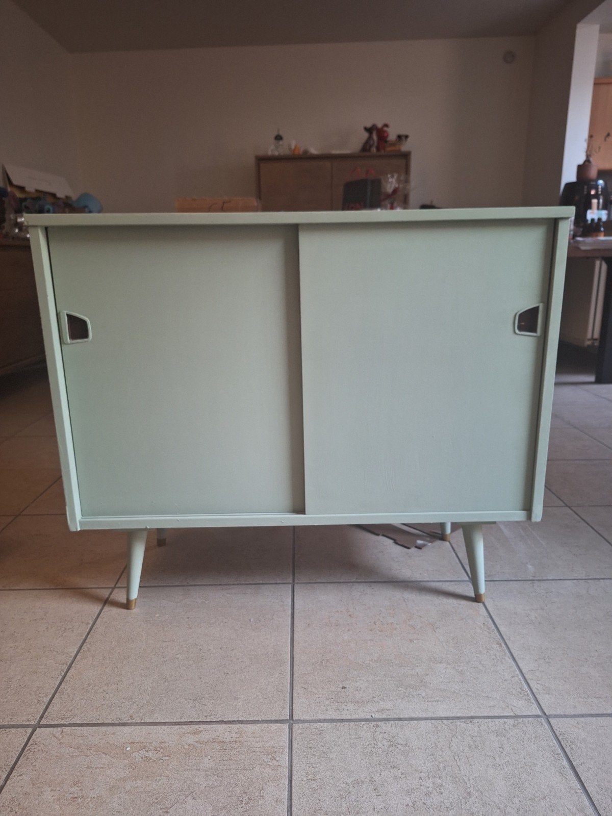 retro platenspeler en radio, Ophalen, Platenspeler