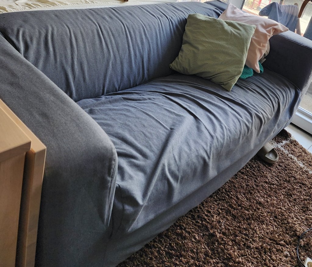 Canapé klippan ikea, Bois, Enlèvement, Utilisé, 150 à 200 cm