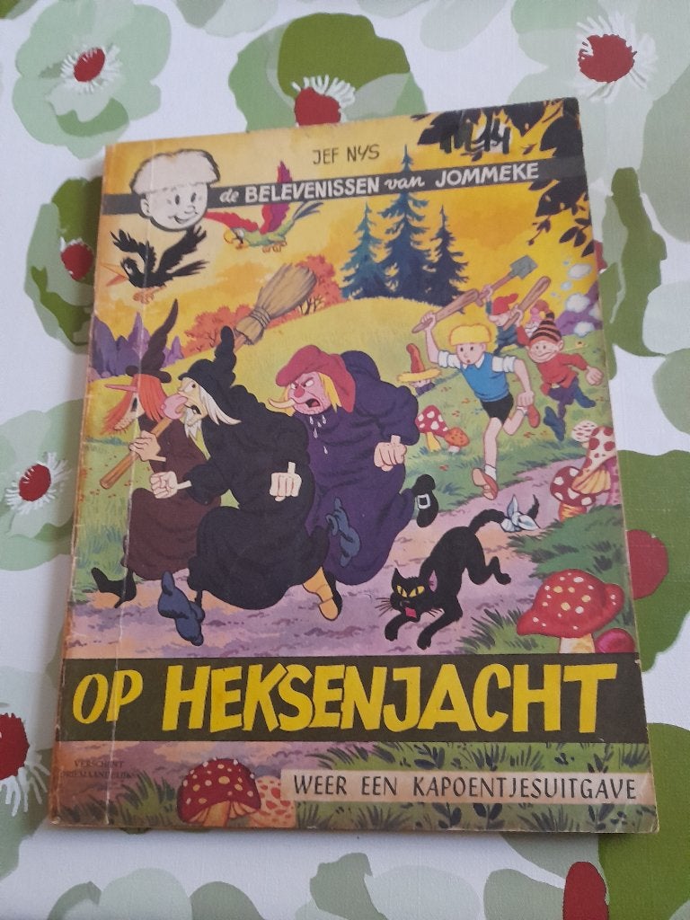 Jommeke nr 14 "Op heksenjacht "eerste druk 1963, Boeken, Ophalen of Verzenden, Gelezen
