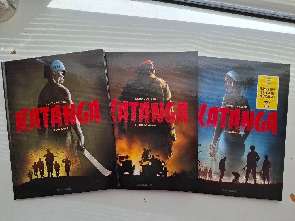 KATANGA TOMES 1 à 3 SERIE COMPLETE TTBE + FOURREAU EO/REED, Complete serie of reeks, Ophalen of Verzenden, Zo goed als nieuw