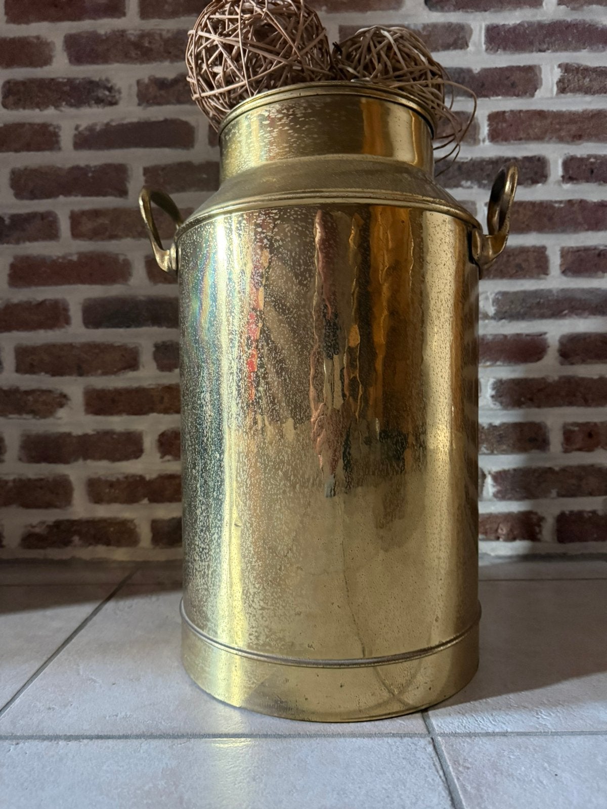 Koperen melkkan en Paraplubak topstaat !, Antiek en Kunst, Ophalen, Koper