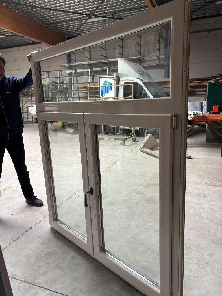 Raam deceuninck, Doe-het-zelf en Bouw, Raamkozijnen en Schuifdeuren, Zo goed als nieuw, Raamkozijn, Kunststof, 150 tot 225 cm