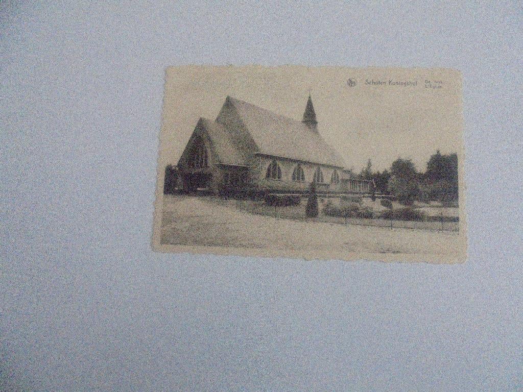schoten-koningshof - de kerk, Verzamelen, Verzenden, 1940 tot 1960, Ongelopen, Antwerpen