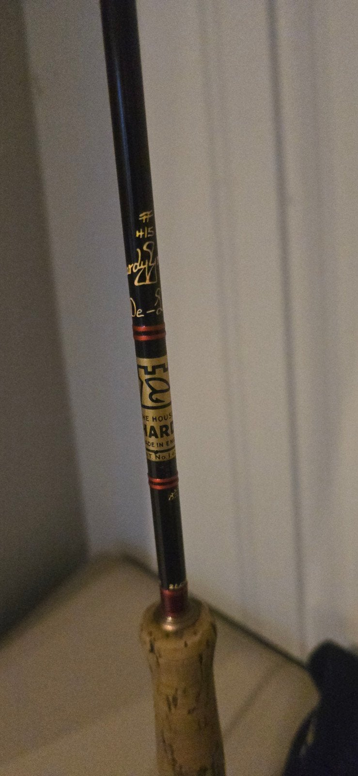 canne à mouche graphite  Hardy deluxe  8'5 #4/5, Enlèvement