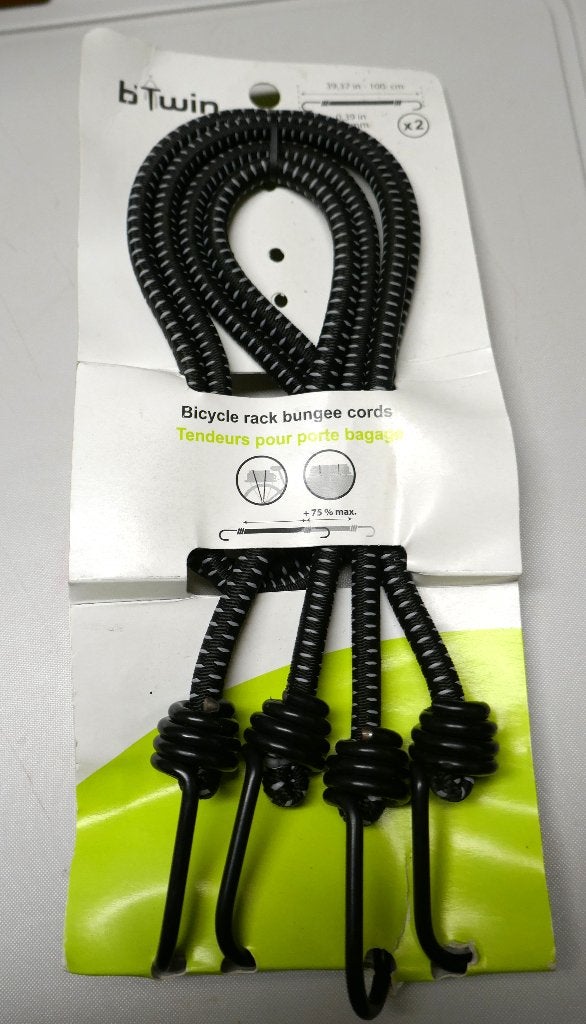 B'Twin Fietsdrager bungee rekkers (2), nieuw, Enlèvement