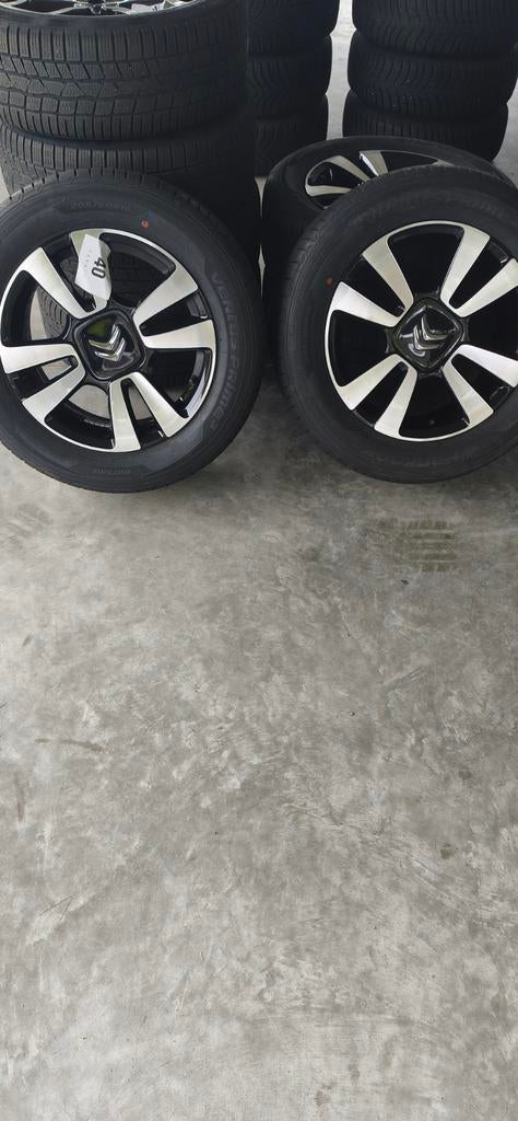 4 jantes Citroën c3 c3 aircross avec pneu 205/60/R16, Particulier, Achat