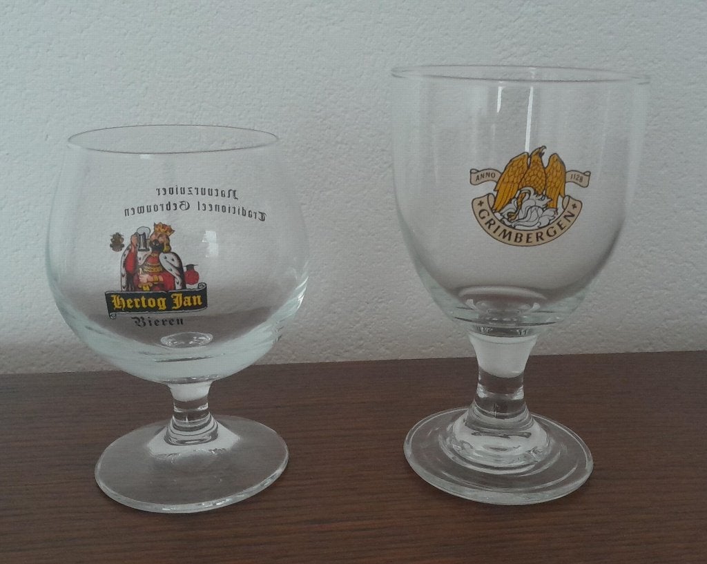 Bierglazen, Maison & Meubles, Enlèvement, Comme neuf, Verre, Verre ou Verres
