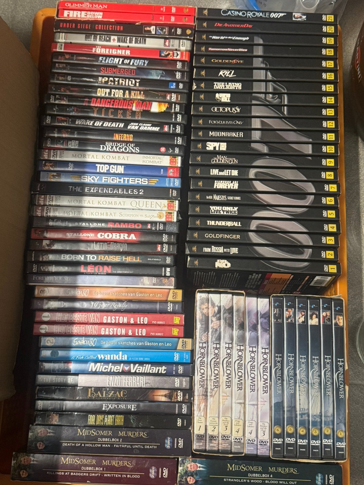 200 dvds : actie, oorlog, avontuur, roman, Cd's en Dvd's, Dvd's | Actie, Zo goed als nieuw, Actie, Ophalen