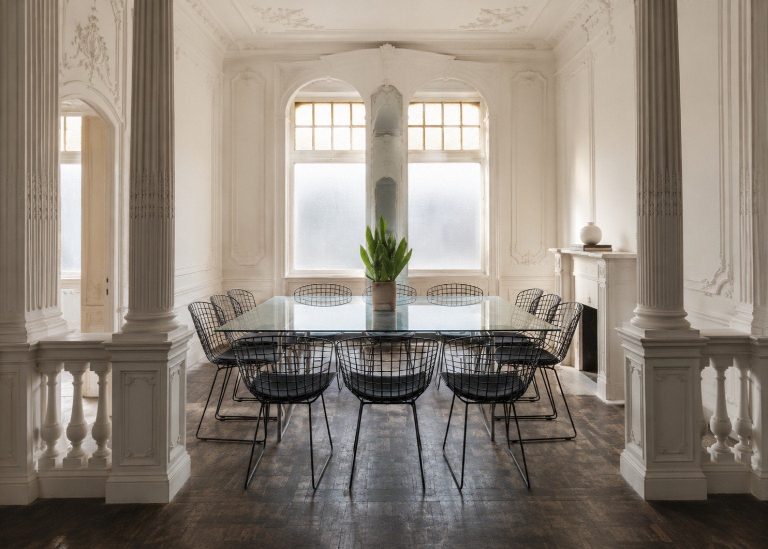 Chaises Bertoia Diamond, lot de 10, design emblématique, noi, Maison & Meubles, Enlèvement, Noir