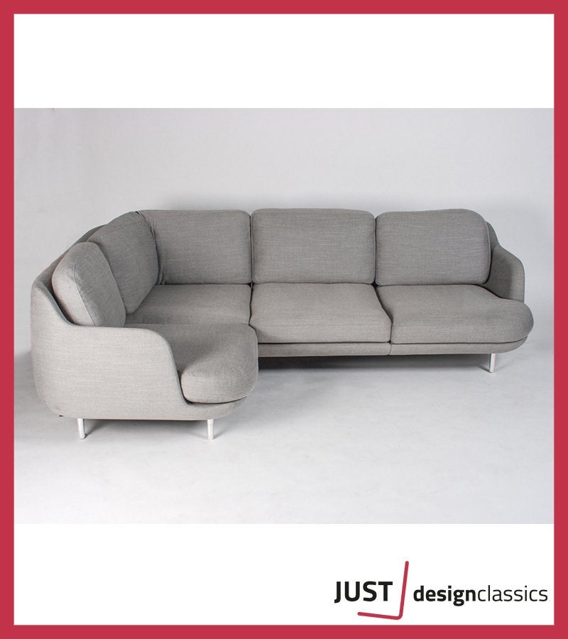 AANBIEDING!!! Fritz Hansen Lune  Sofa Grijs Wol Hoekbank, Enlèvement
