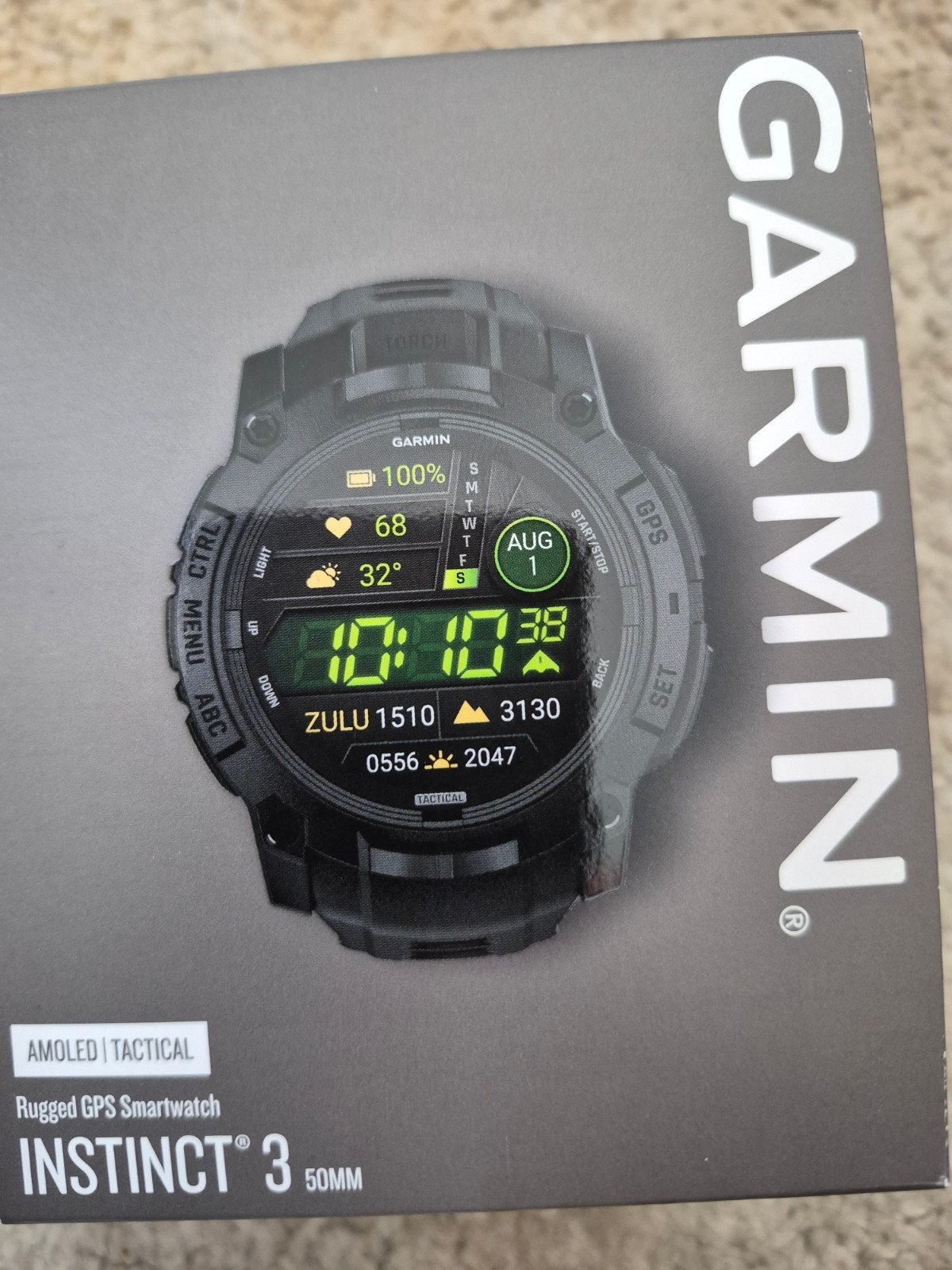 montre conecter garmin instinct 3 50mm, Enlèvement