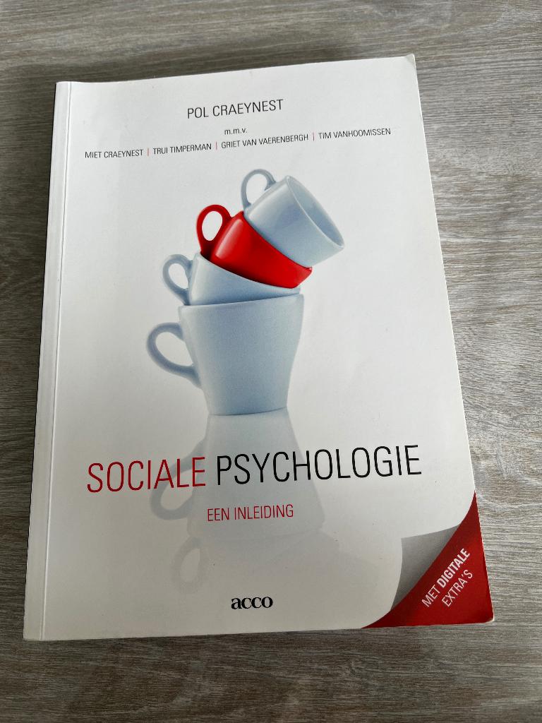 Sociale psychologie - een inleiding, Ophalen, Gelezen