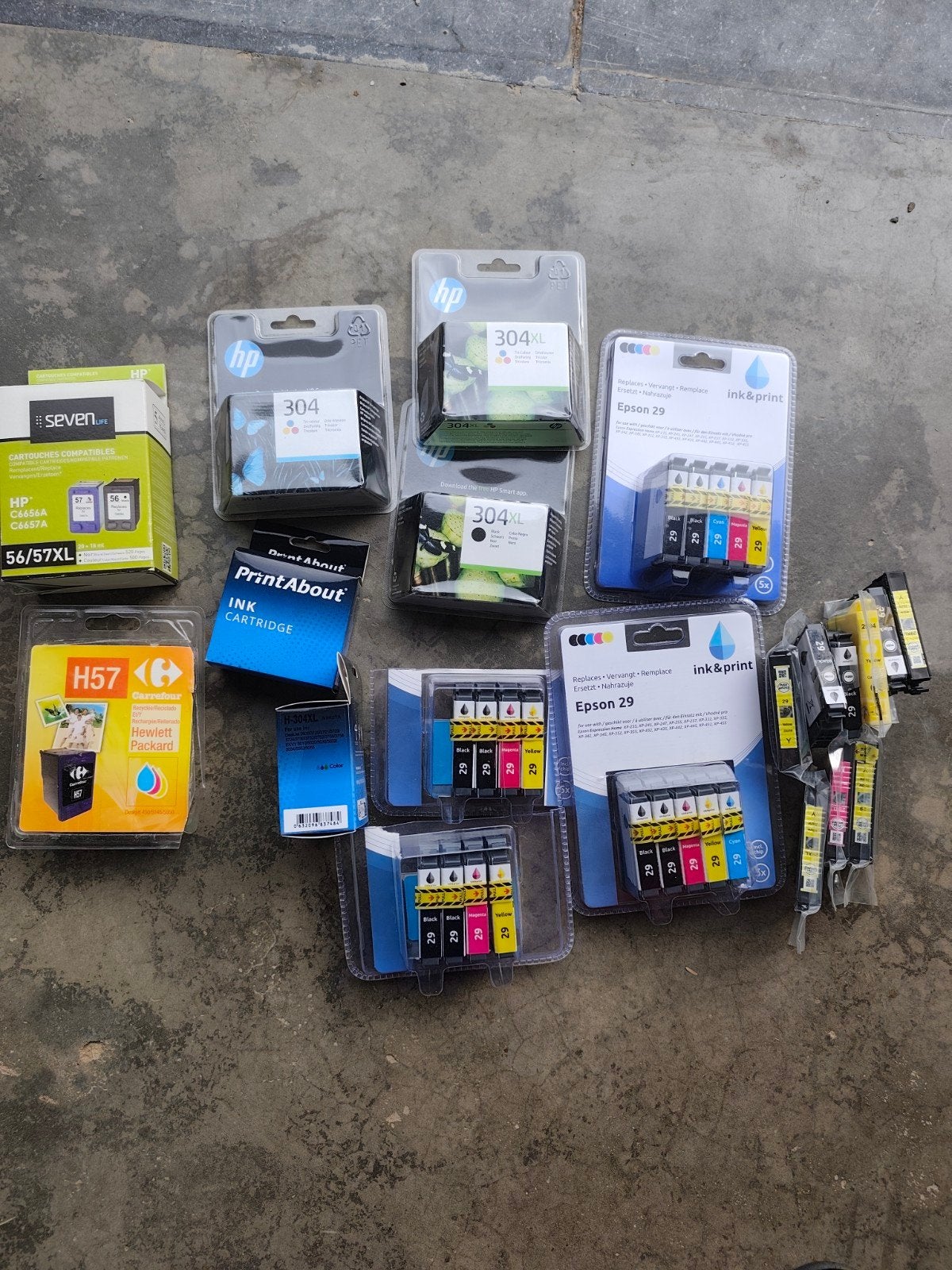 cartouche 304xl black color epson.... Lot, Enlèvement, Neuf, Autres types, Hp 304 epson,...