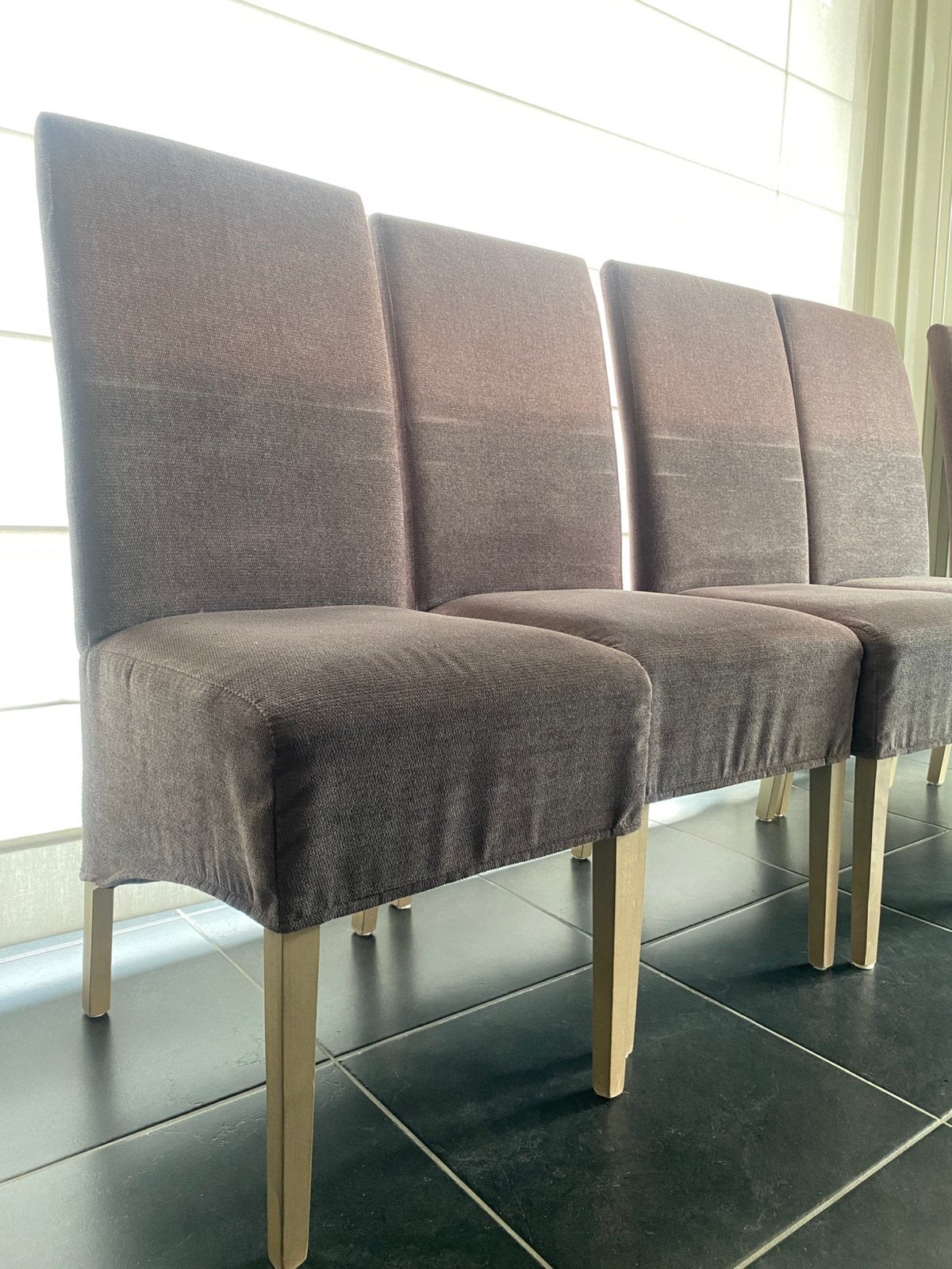 Stoelen eetplaats, Ophalen, Gebruikt, Vijf, Zes of meer stoelen, Stof