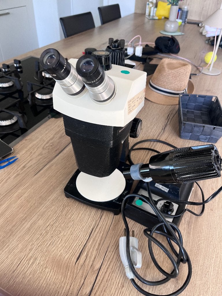Microscope binoculaire professionnel, Enlèvement, Utilisé, Microscope Stéréo