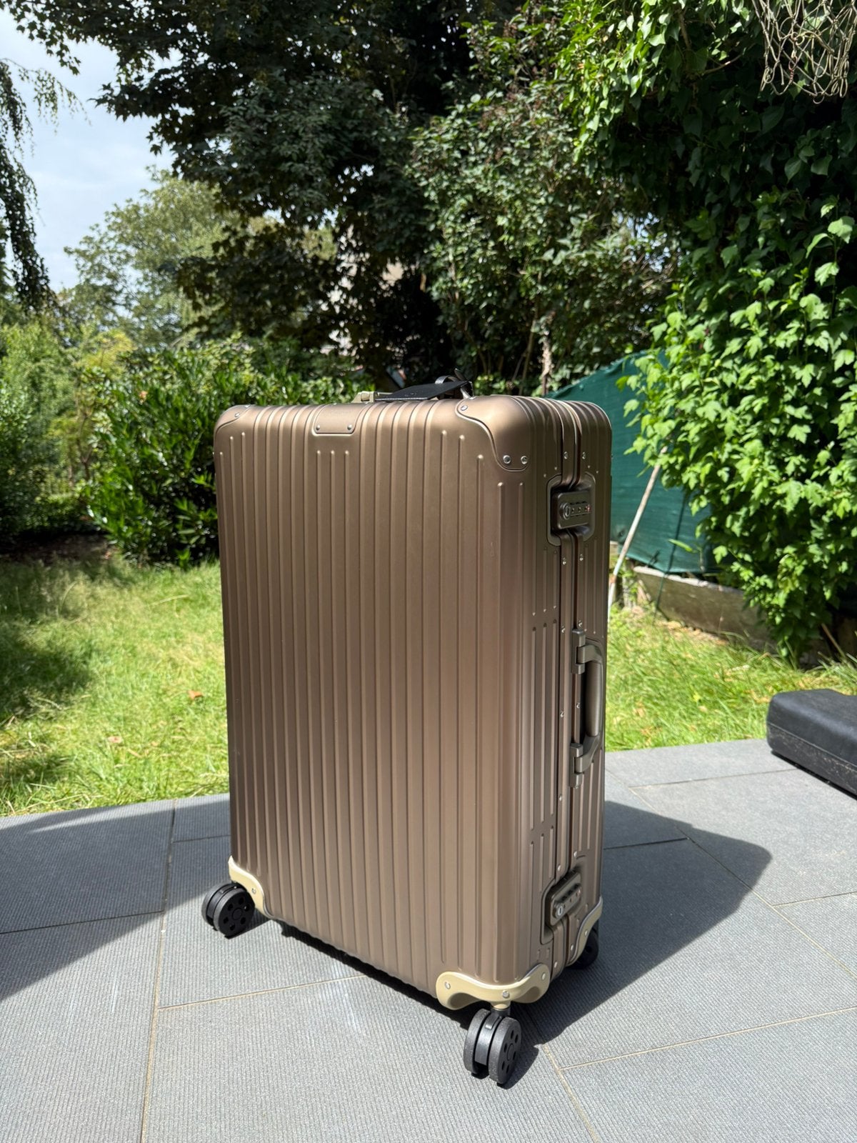 Valise Rimowa L - Titanium, Bijoux, Sacs & Beauté, Valises, Neuf, Métal, 70 cm ou plus, 45 à 55 cm, Enlèvement ou Envoi