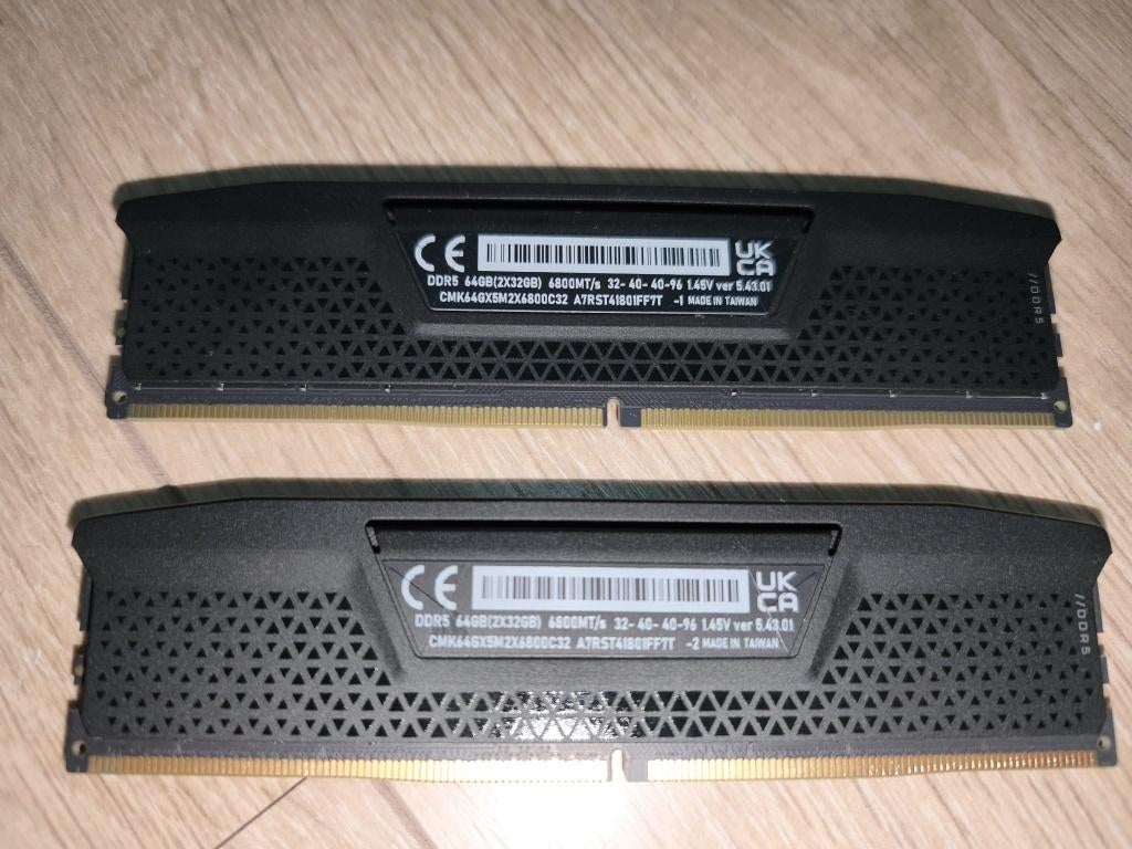 64GB DDR5 6800CL32 - 64 GB DDR5 5600CL36, Computers en Software, RAM geheugen, Ophalen of Verzenden, DDR5, 64 GB