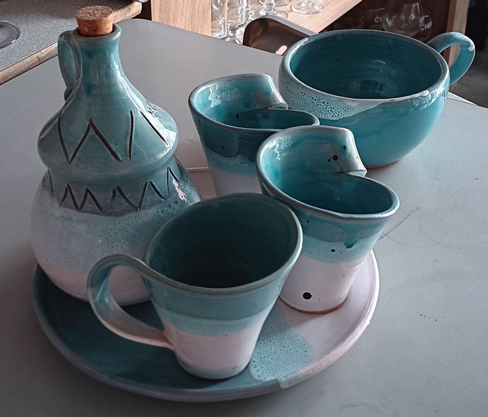 Aardenwerk servies kreta, Ophalen