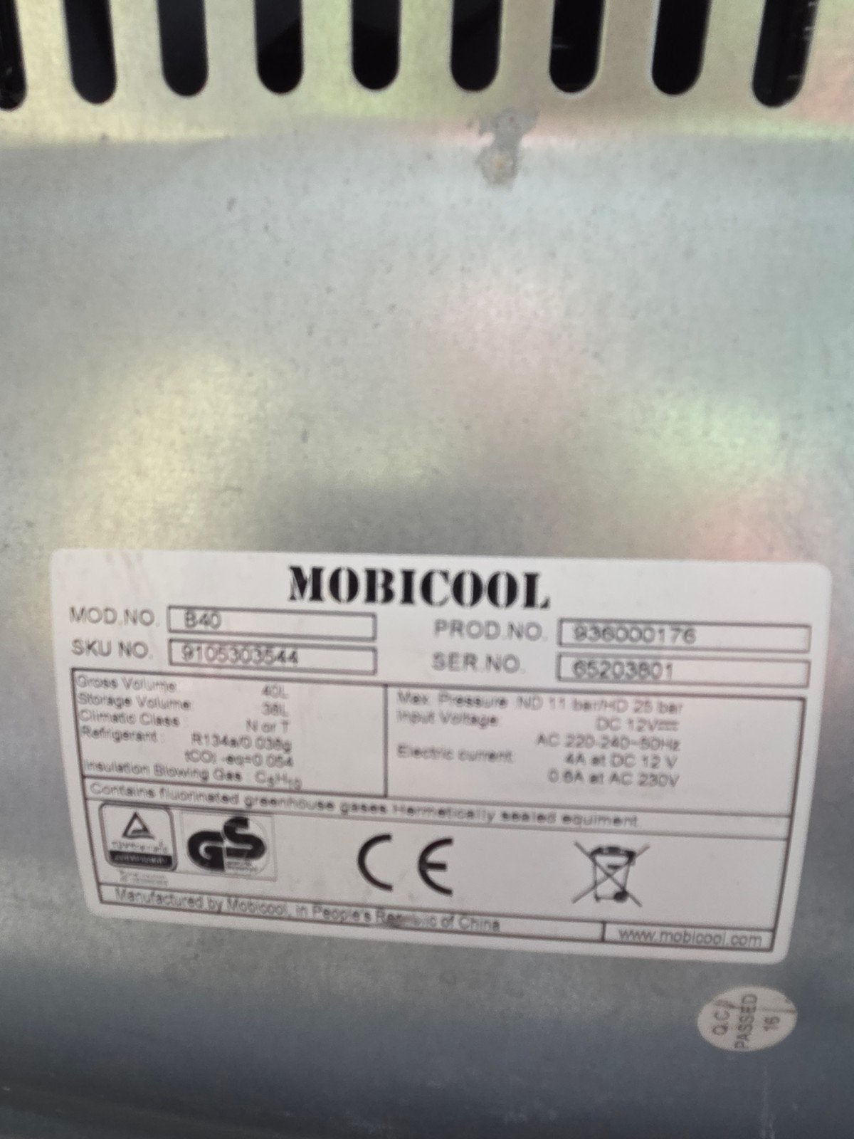 Mobicool koelkist, Caravans en Kamperen, Kampeeraccessoires, Ophalen