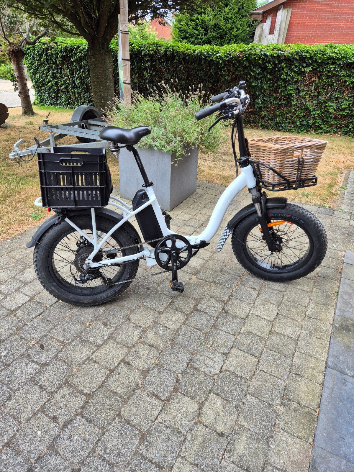 plooifiets fatbike, Fietsen en Brommers, Ophalen, Gebruikt, 50 km per accu of meer, Overige merken